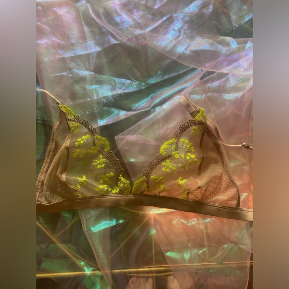 💛 Lonely Hearts - SCOUT Yellow Daisy Bra /Bralette 💛 New! never worn 🤍 36B US - Picture 8 of 13